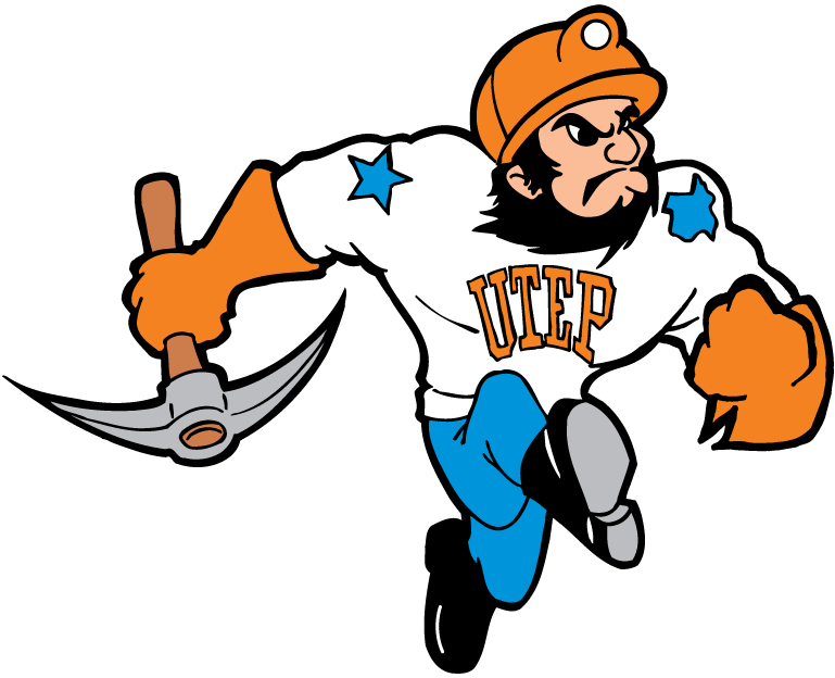 UTEP Miners 1992-2003 Mascot Logo v2 diy iron on heat transfer